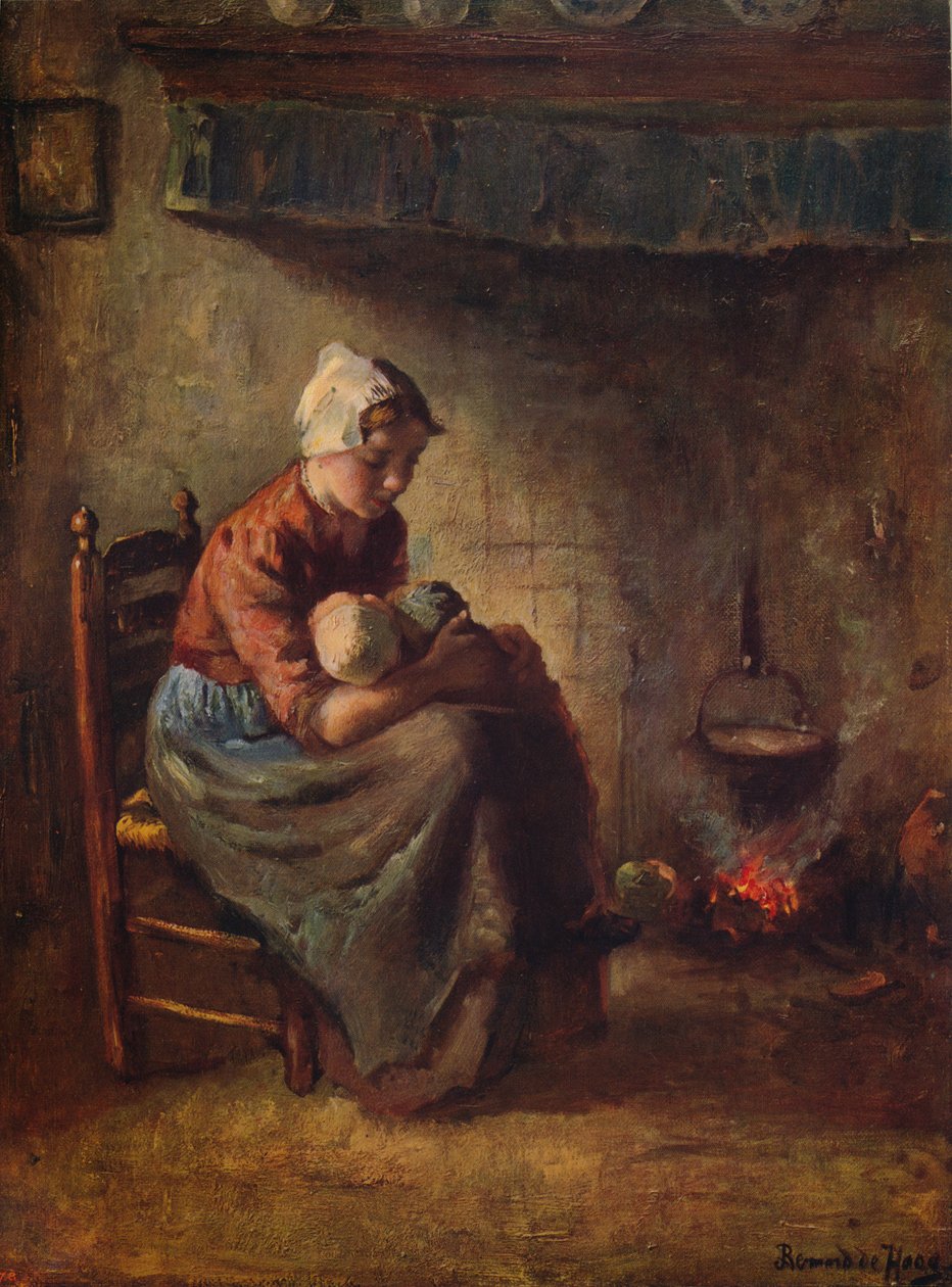 A Cottage Madonna, c1915 af Bernard de Hoog