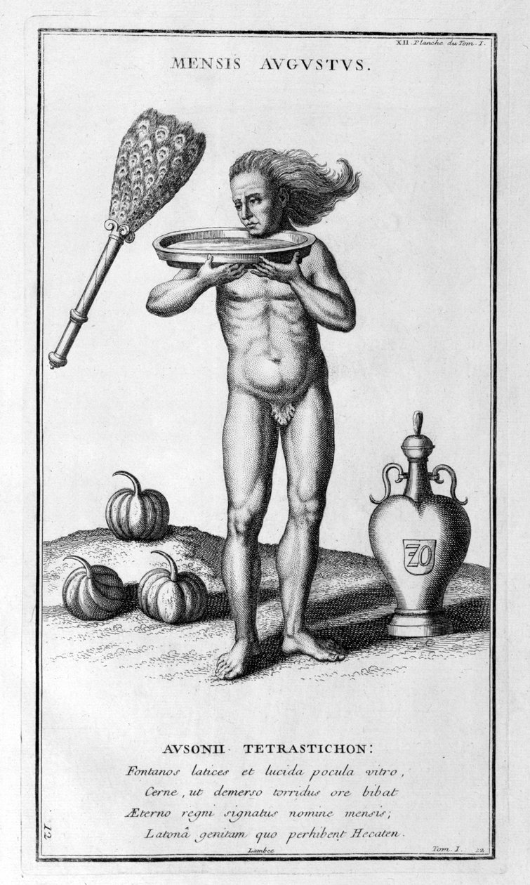 En fremstilling af august 1757 af Bernard de Montfaucon