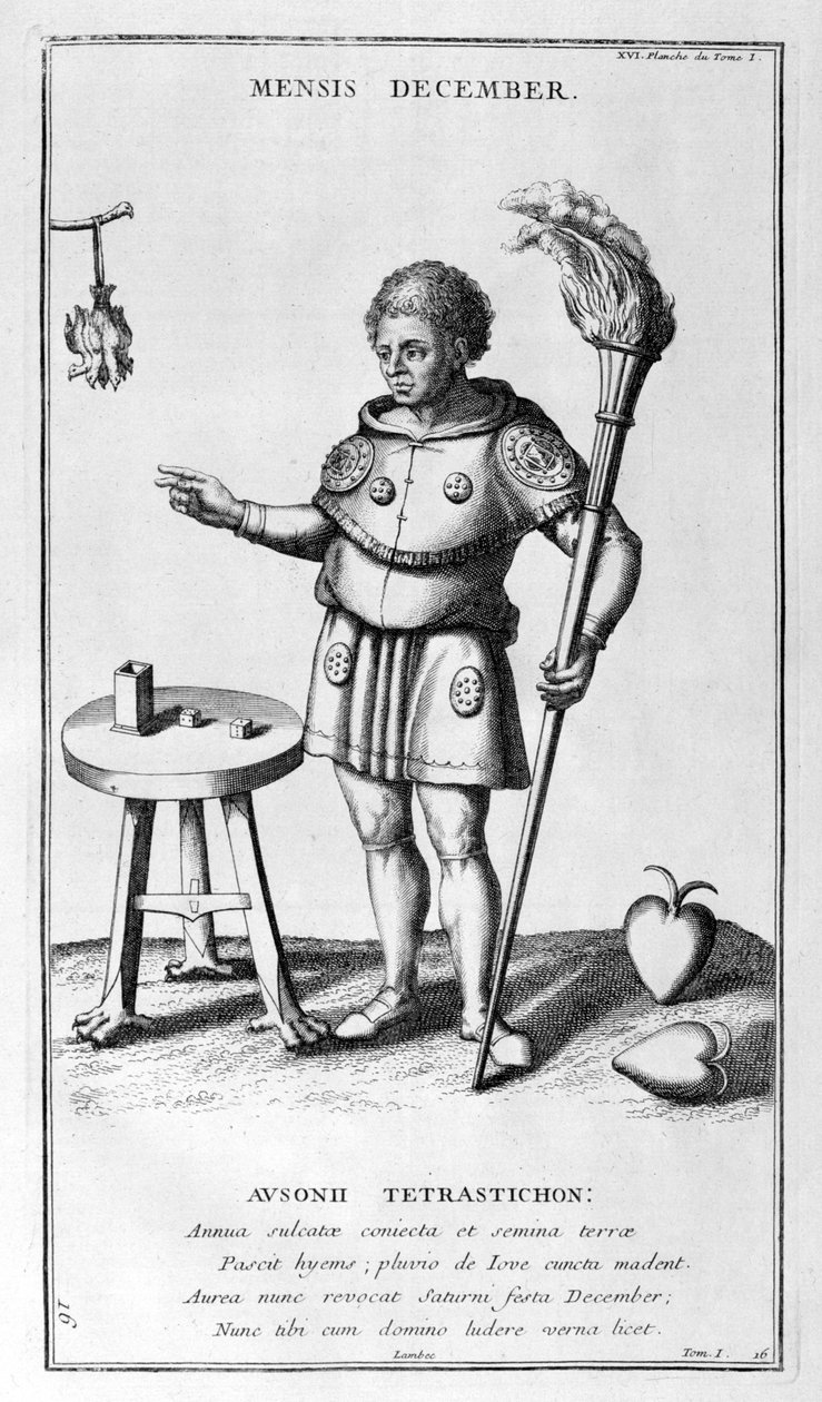 En fremstilling af december 1757 af Bernard de Montfaucon