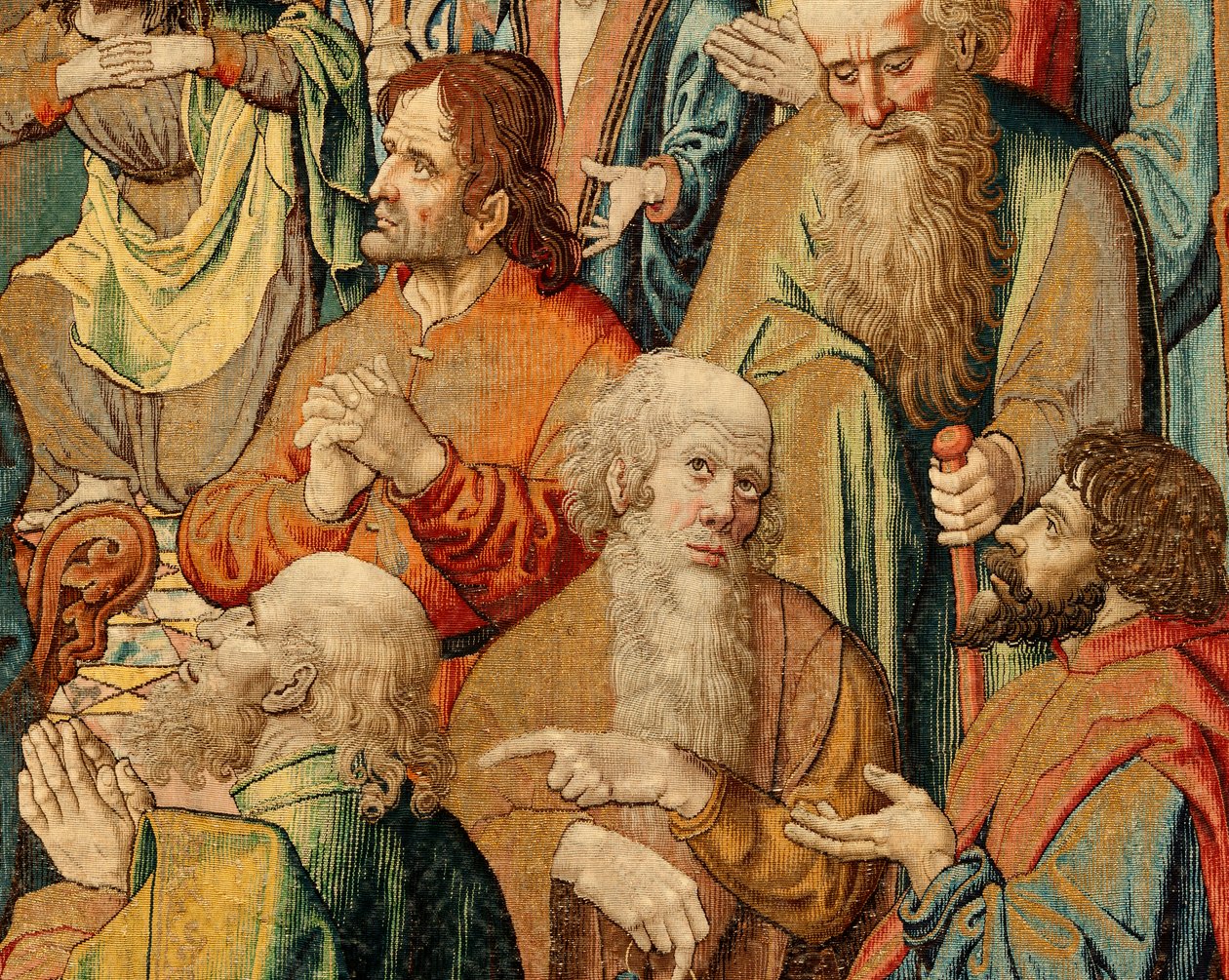 flamsk gobelin. Jesu lidenskab (Kristi lidenskab eller Herrens pinse). National Heritage inv 10005817. af Bernard van (after) Orley