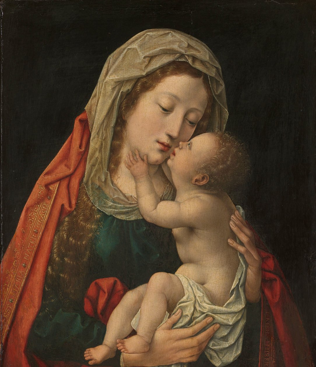 Jomfruen og Barnet af Bernard van Orley (workshop of)