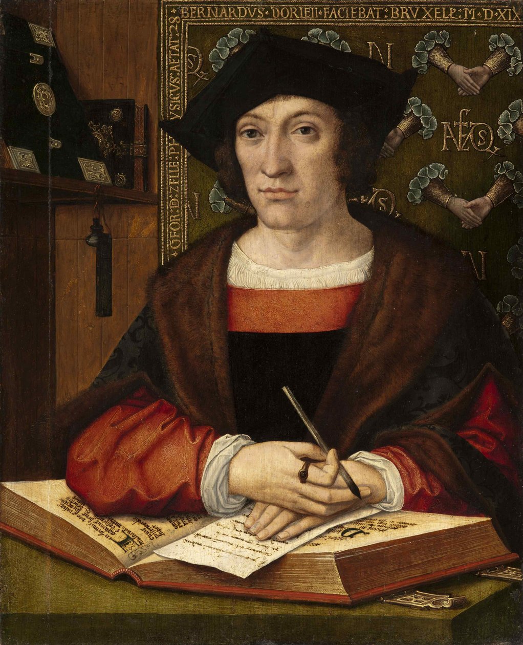Joris van Zelle, 1519. af Bernard van Orley