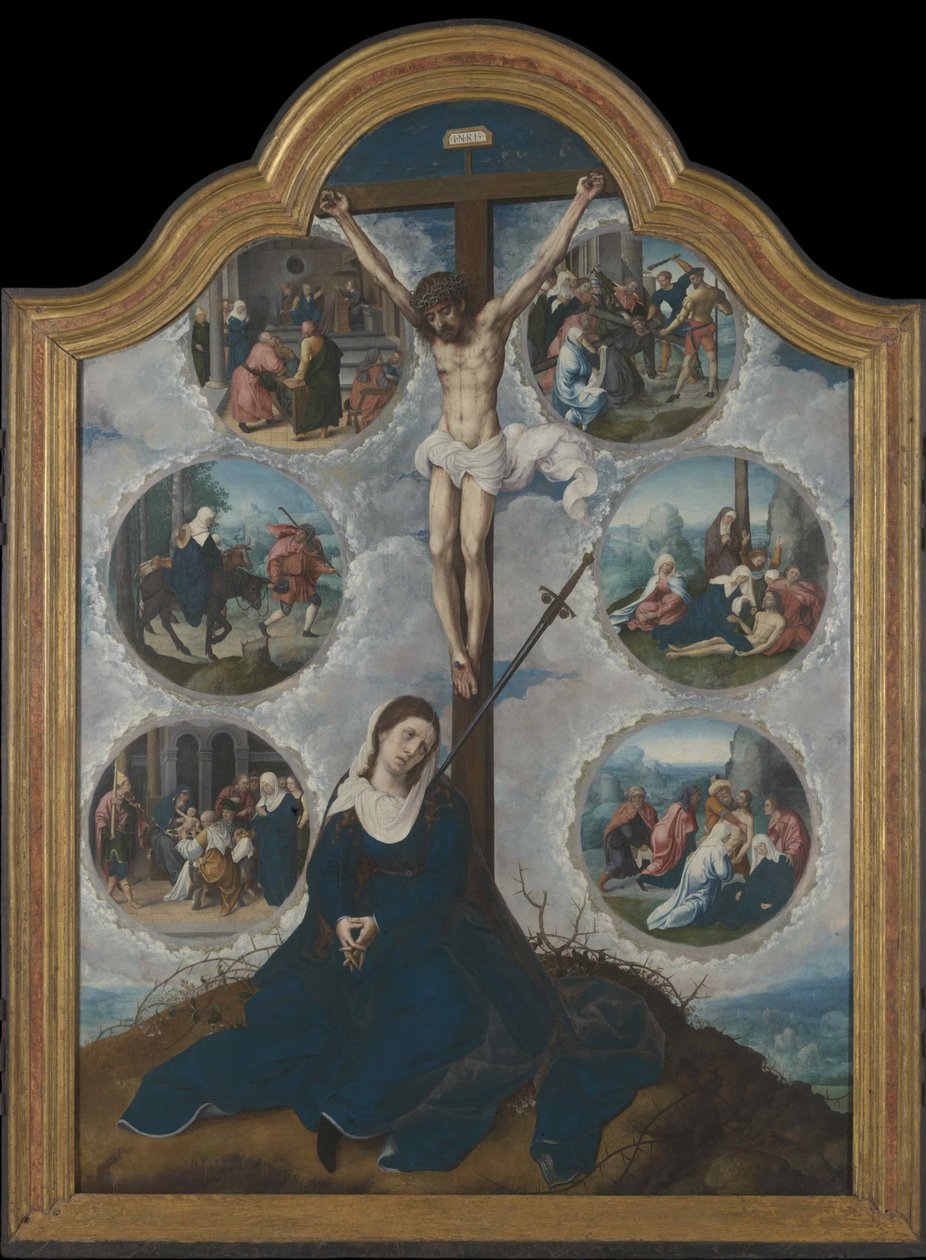 Vor Frue af de syv sorger, ca 1525-1528. af Bernard van Orley