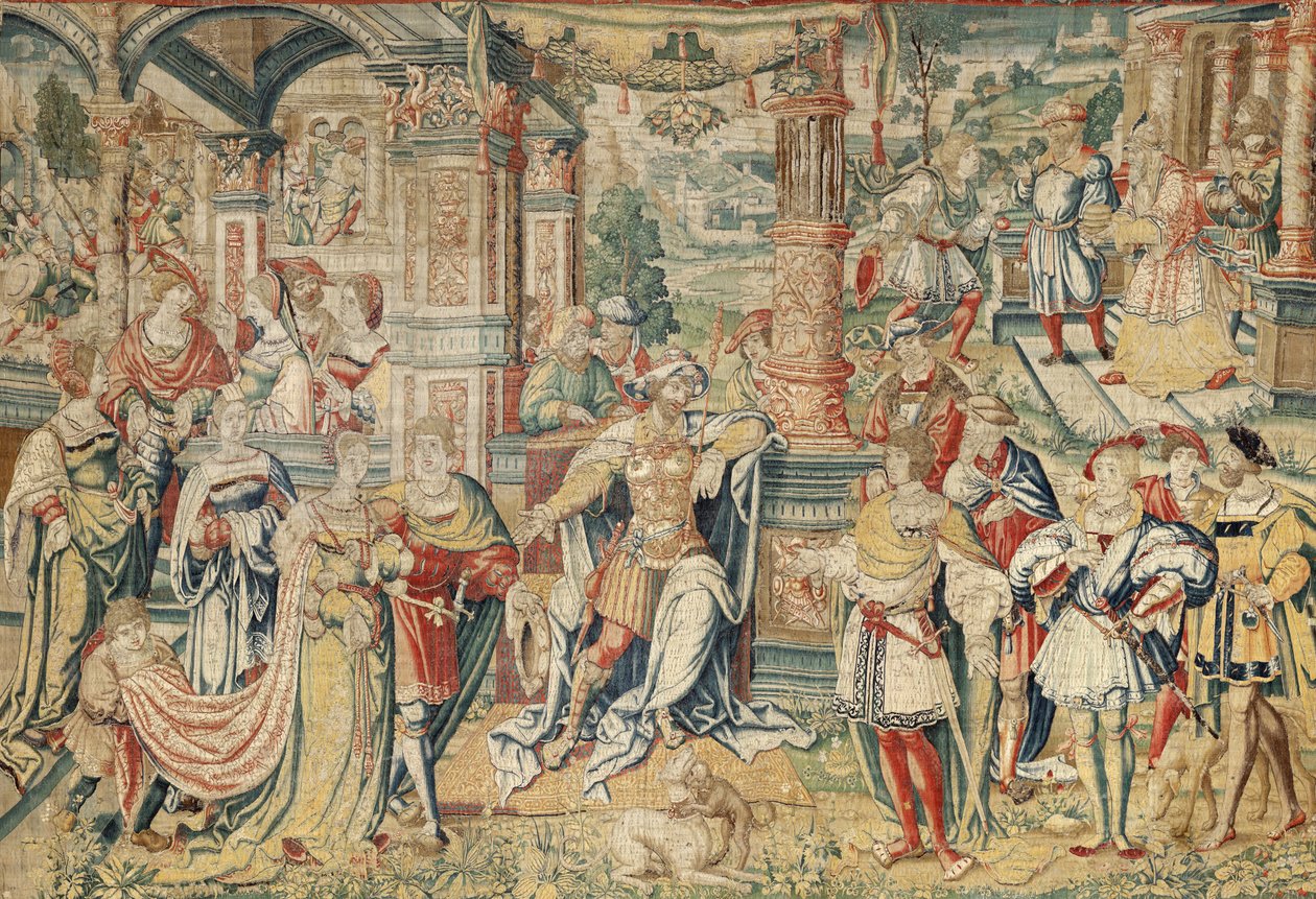 Series of History of David, ca. 1525 (silke og uld) af Bernard van Orley