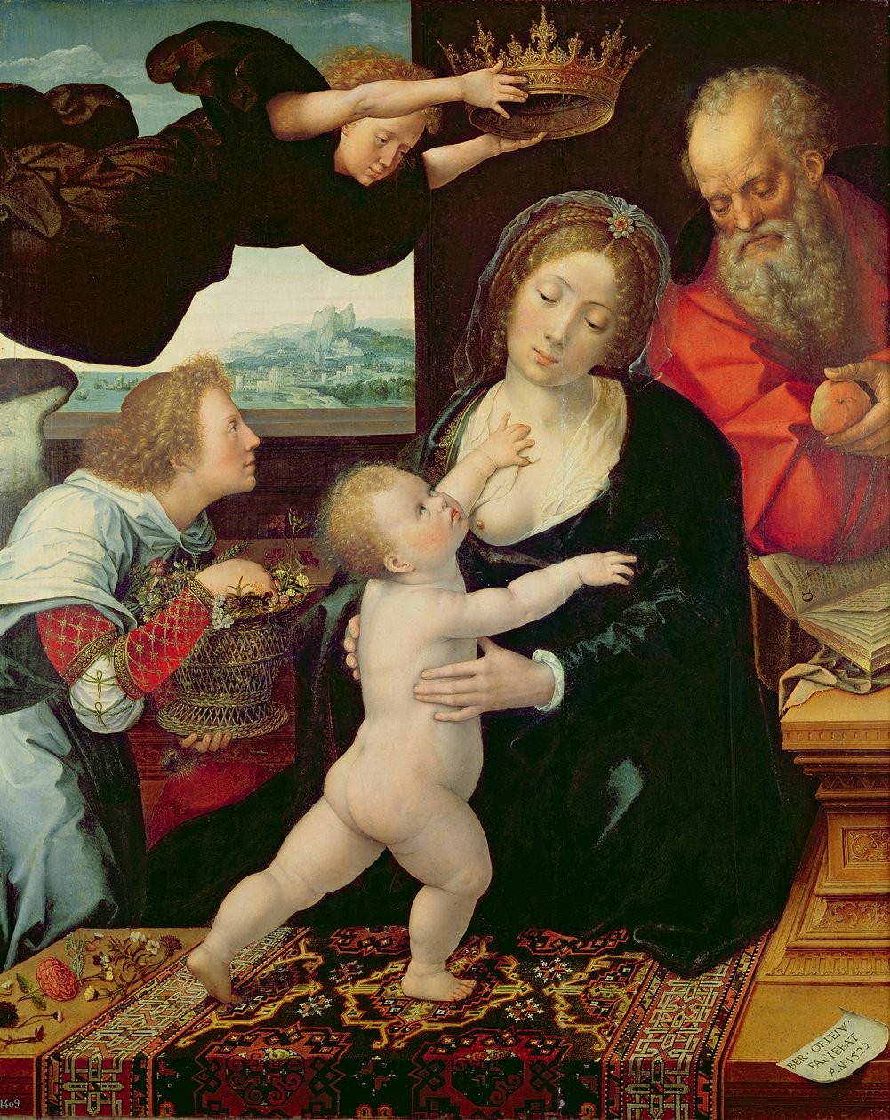 Den hellige familie, 1522 af Bernard van Orley
