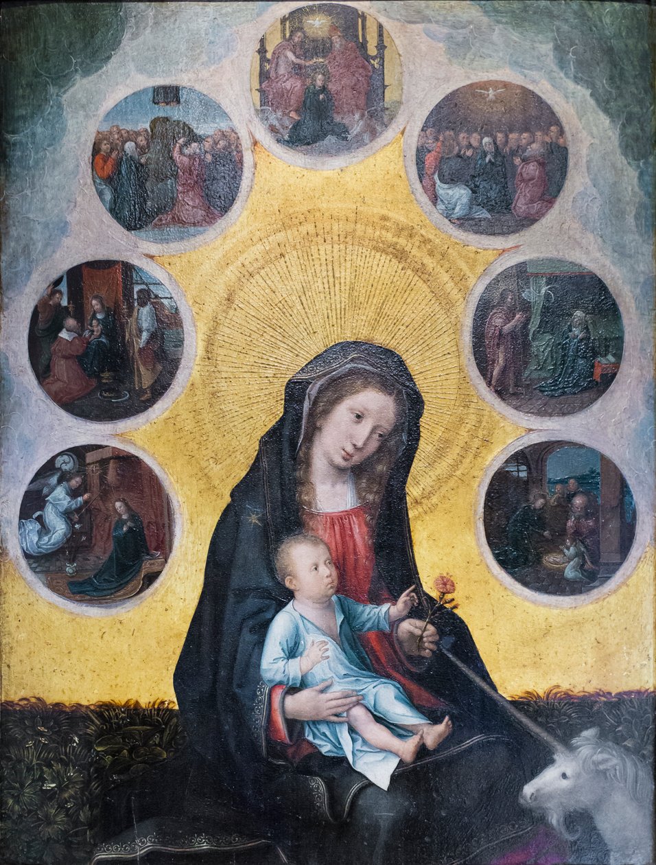 Jomfruens syv glæder af Bernard van Orley