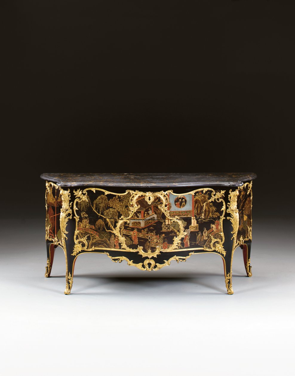 Ludvig XV bekvemt, ca. 1740 af Bernard van Risamburgh