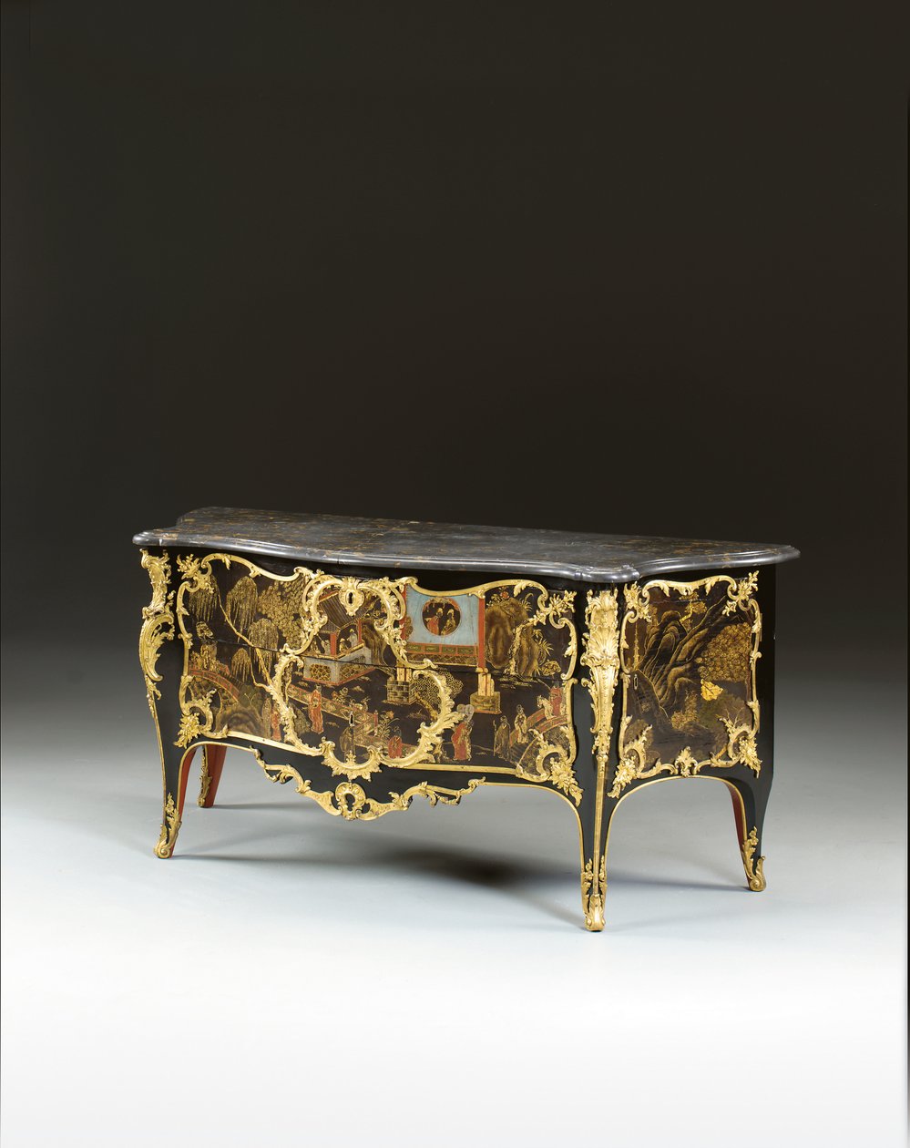 Ludvig XV bekvemt, ca. 1740 af Bernard van Risamburgh