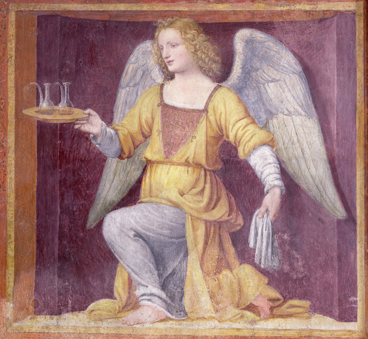 En engel, 1525 af Bernardino Luini