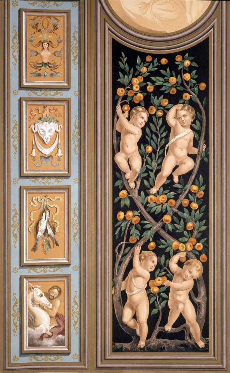 Ambrogio-maleri fra kirken St. Ambrogio, Milano, fra 