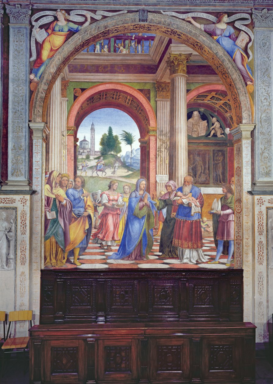 Præsentation i templet, 1525 af Bernardino Luini