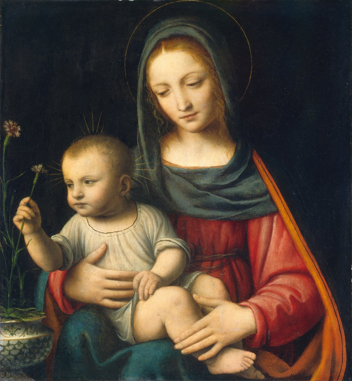 Nellikens Madonna, ca. 1515 af Bernardino Luini