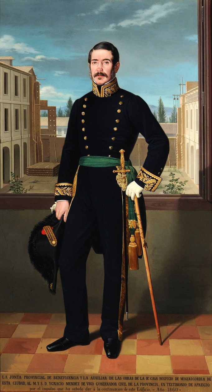 Ignacio Méndez de Vigo og Valdés Miranda af Bernardino Montañés