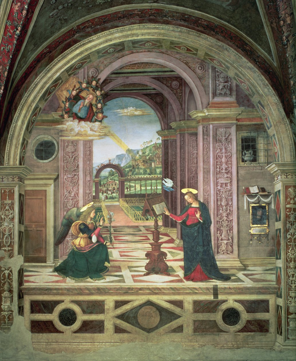 Bebudelse, 1501 af Bernardino di Betto Pinturicchio