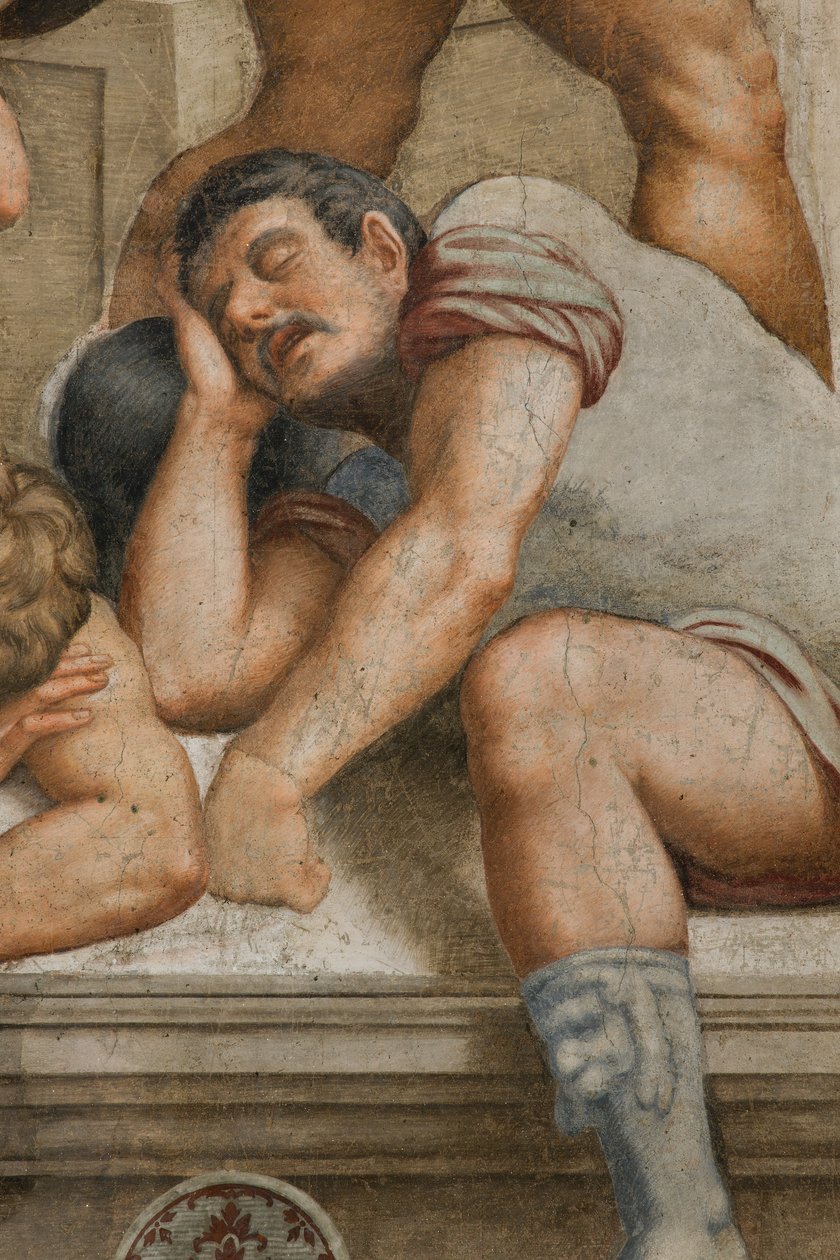 Counterfaccata, Bernardino Gatti, Opstandelse 1529, Detalje af Bernardino Gatti