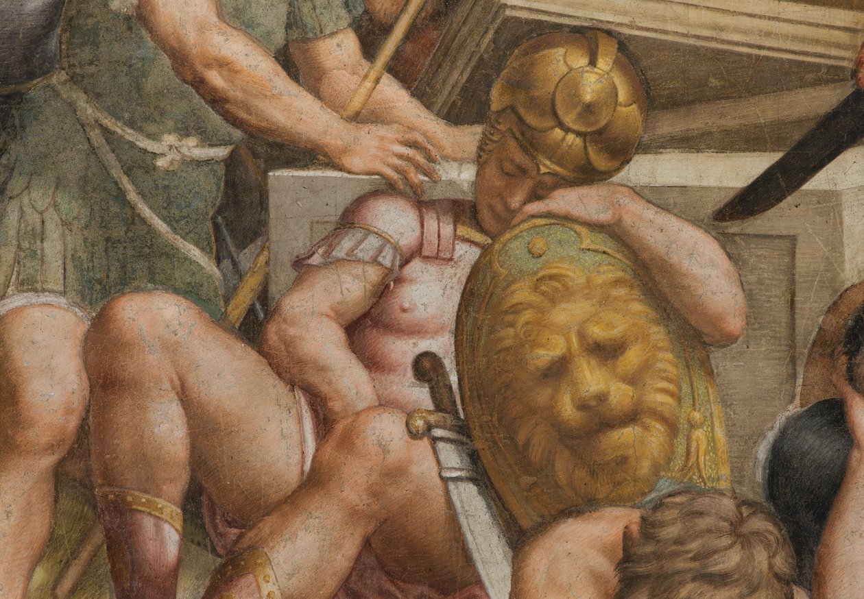 Counterfaccata, Bernardino Gatti, Opstandelse 1529, Detalje af Bernardino Gatti