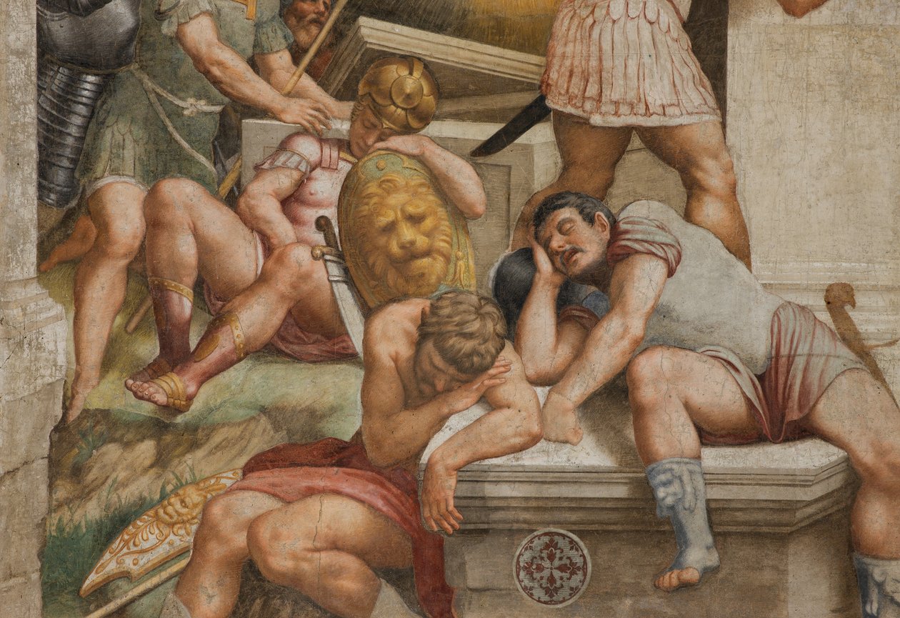 Counterfaccata, Bernardino Gatti, Opstandelse 1529, Detalje af Bernardino Gatti