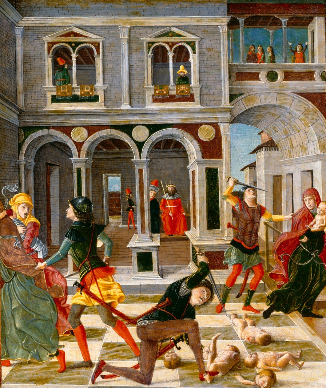 Massakren på de uskyldige af Bernardino Butinone