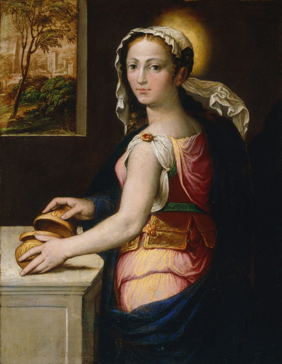 Maria Magdalene af Bernardino Campi