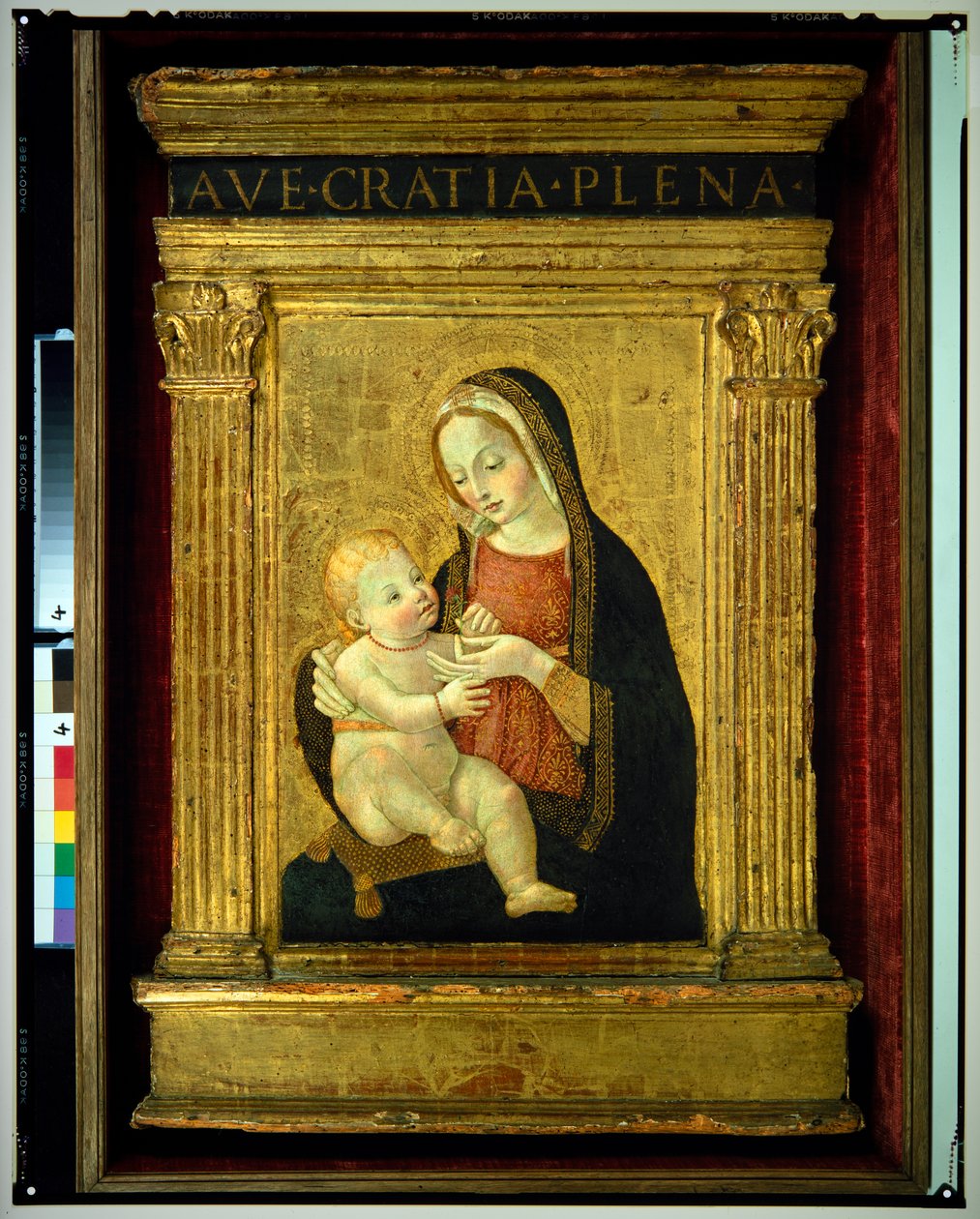 Madonna og barn (maleri) af Bernardino Fungai