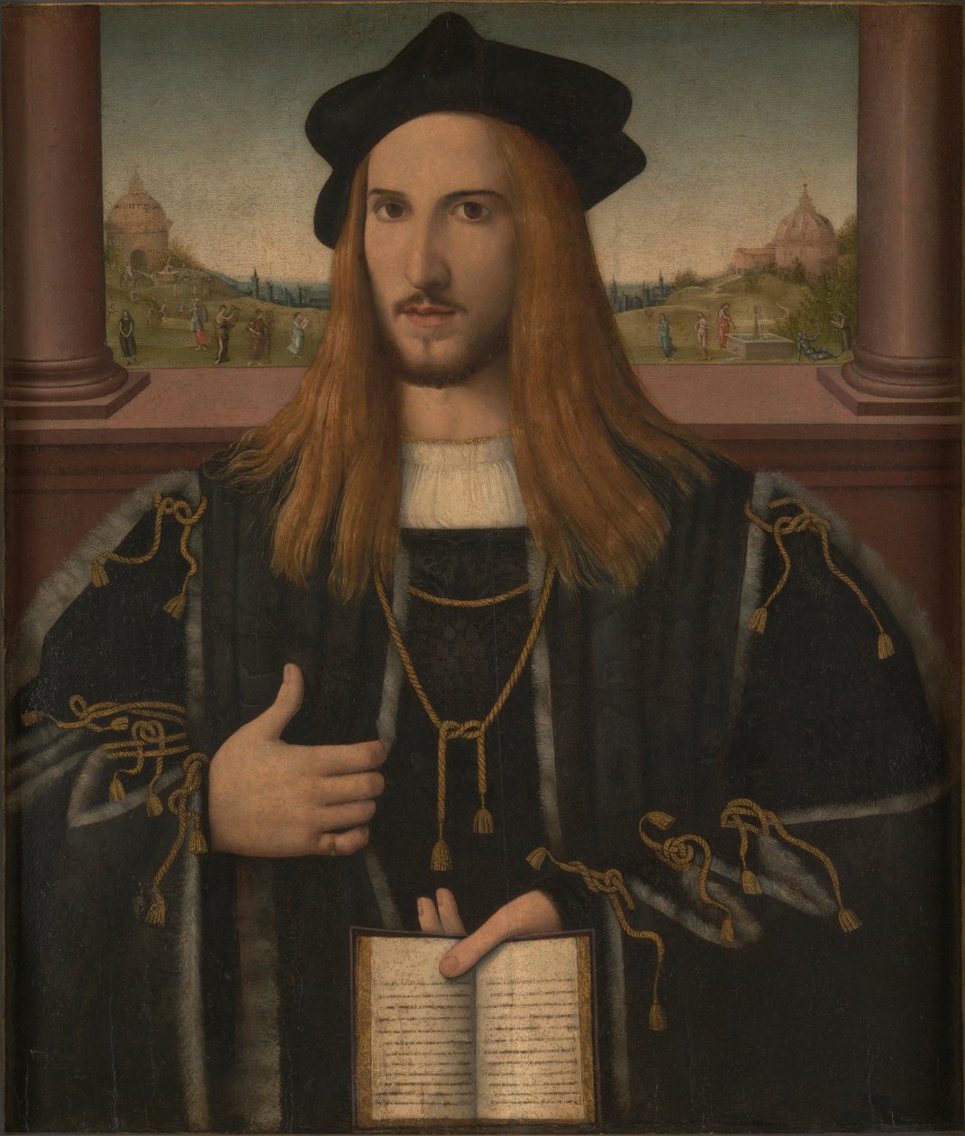 Portræt af Alberto Pio, 1512 af Bernardino Loschi