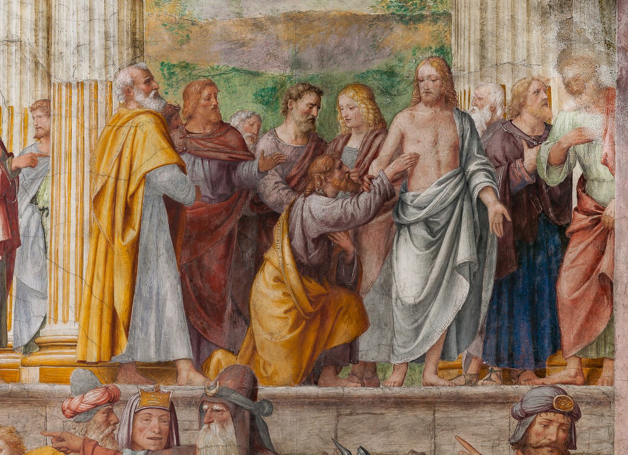 Detalje af Kristi lidenskab og korsfæstelse af Bernardino Luini