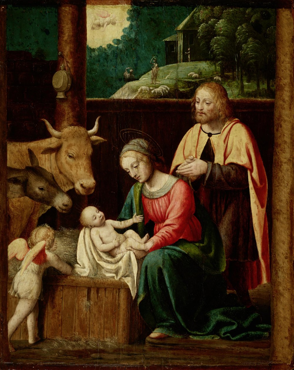 Kristi fødsel af Bernardino Luini