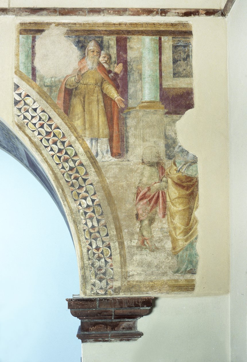 Udvisning af den hellige Joachim fra templet af Bernardino Luini