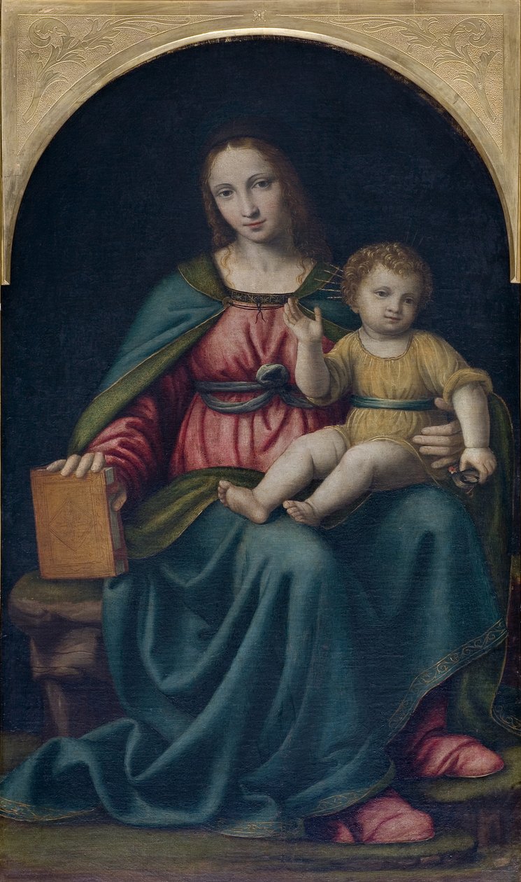 Madonna og barn af Bernardino Luini
