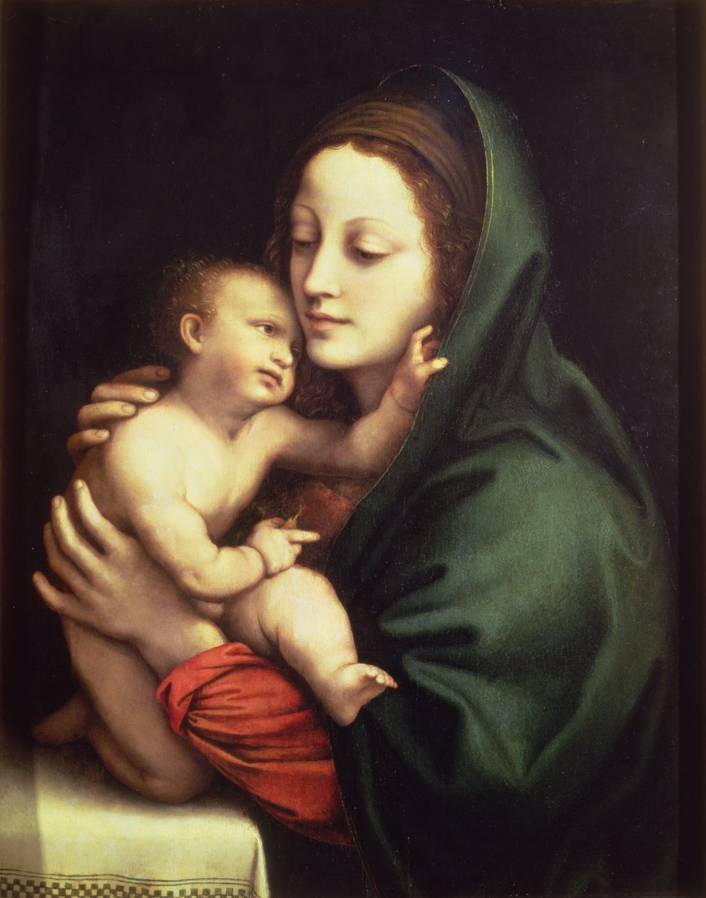 Madonna og barn, ca. 1510 (panel) af Bernardino Luini