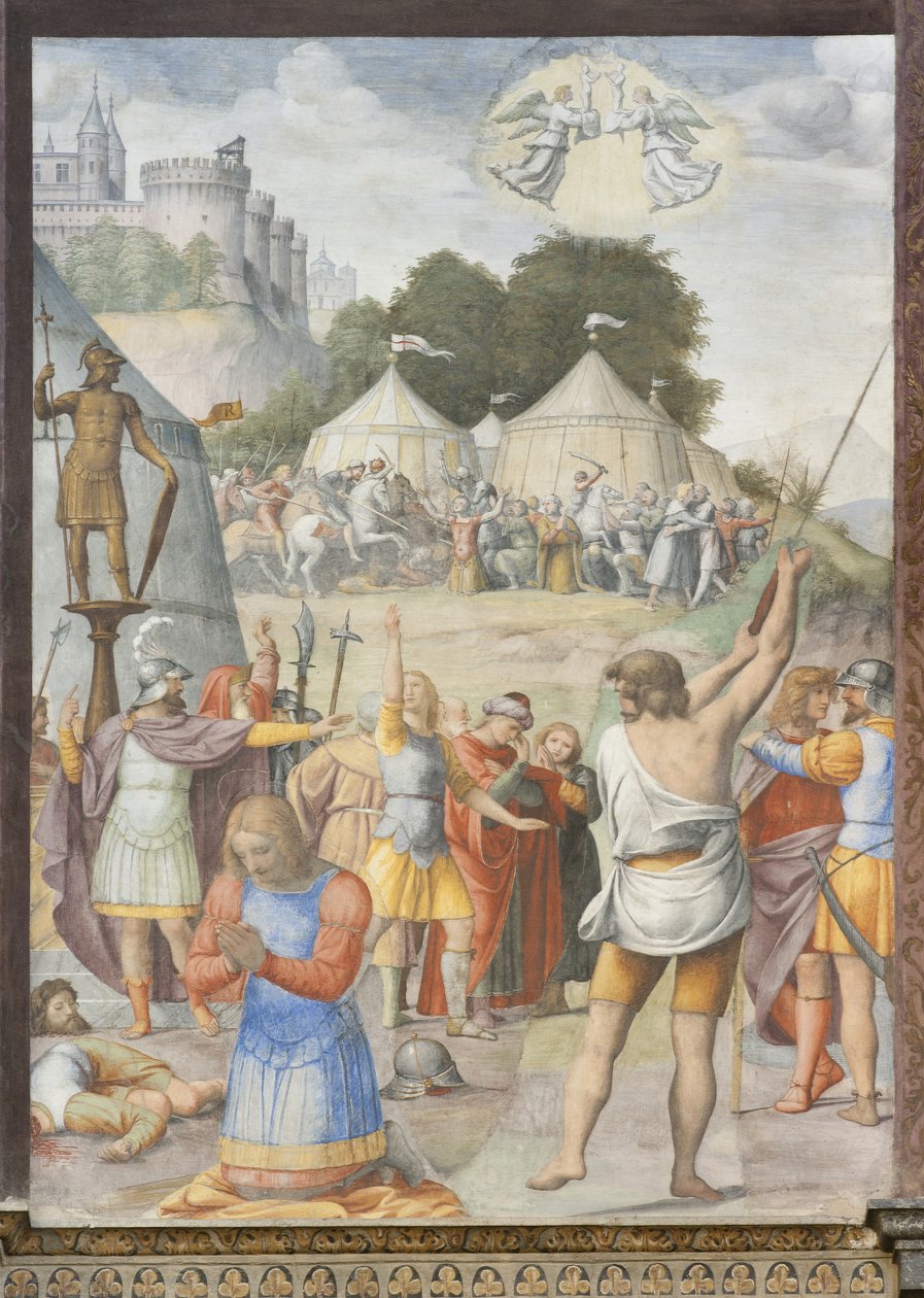 Saint Maurices martyrium af Bernardino Luini