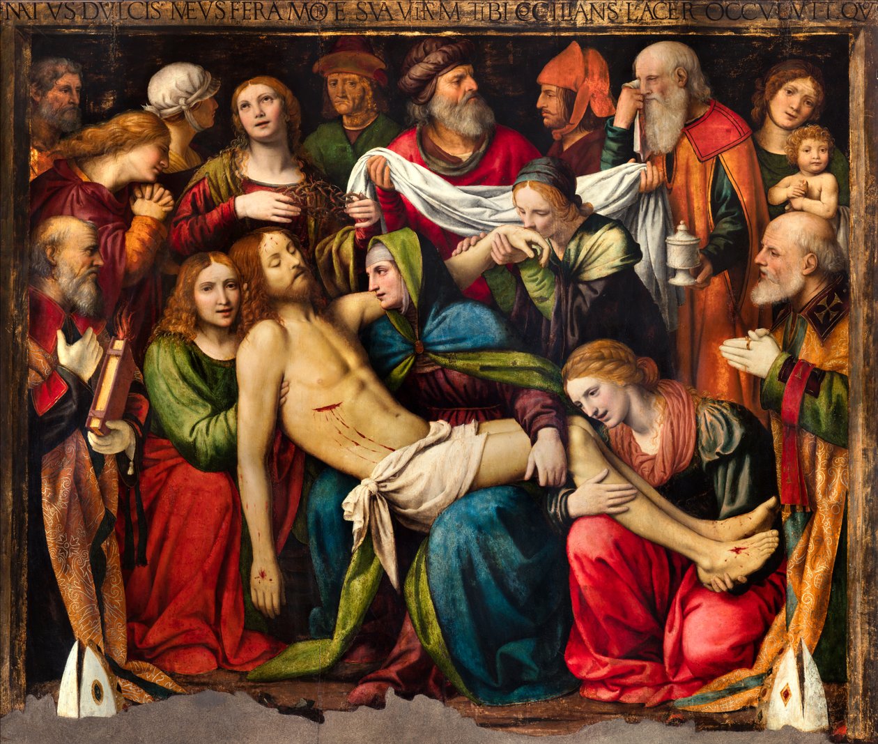 Milano, San Giorgio al Palazzo-kirken, Bernardino Luini, Begravelse af Bernardino Luini