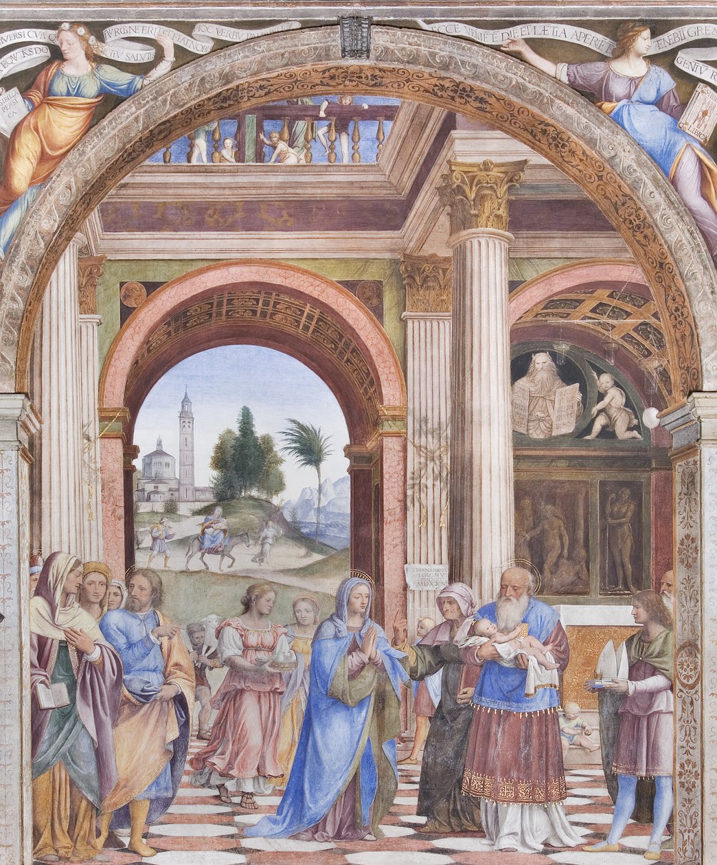 Præsentation i templet, 1525 af Bernardino Luini