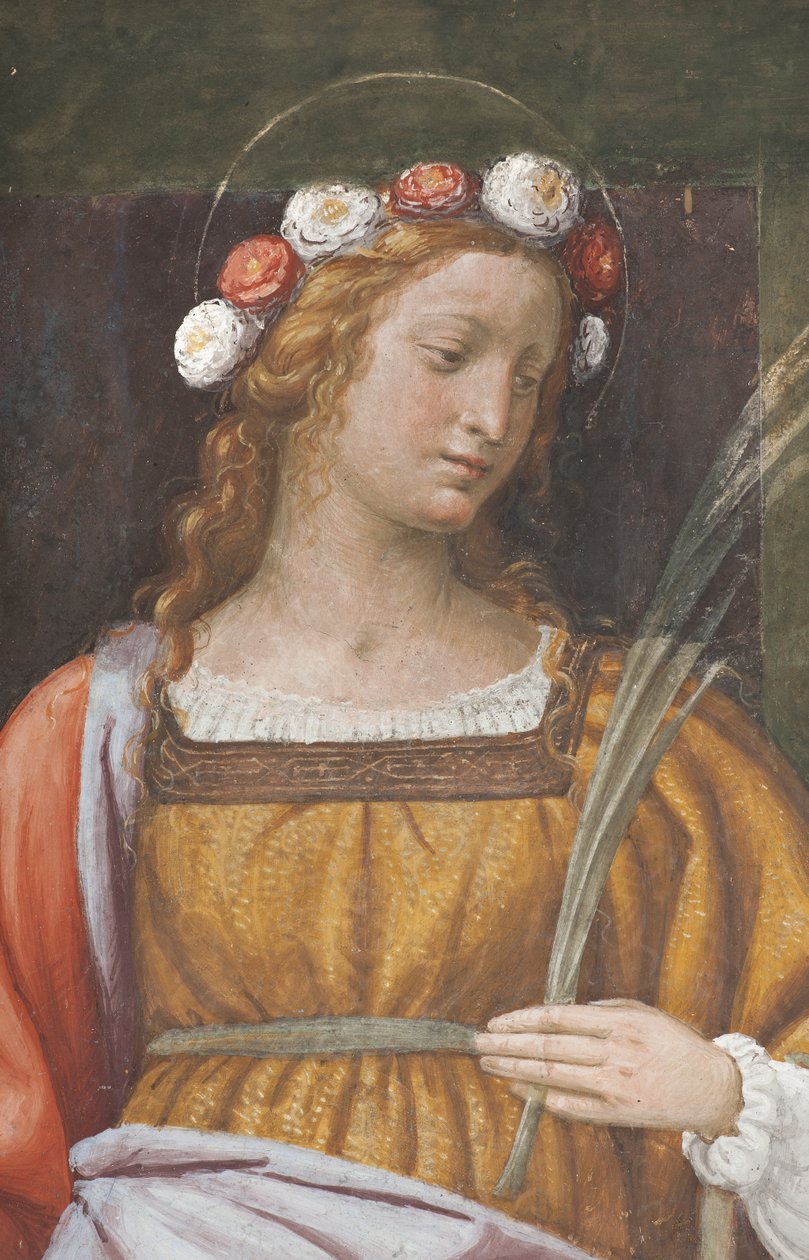 Saint Rose (detalje af 3497195) af Bernardino Luini