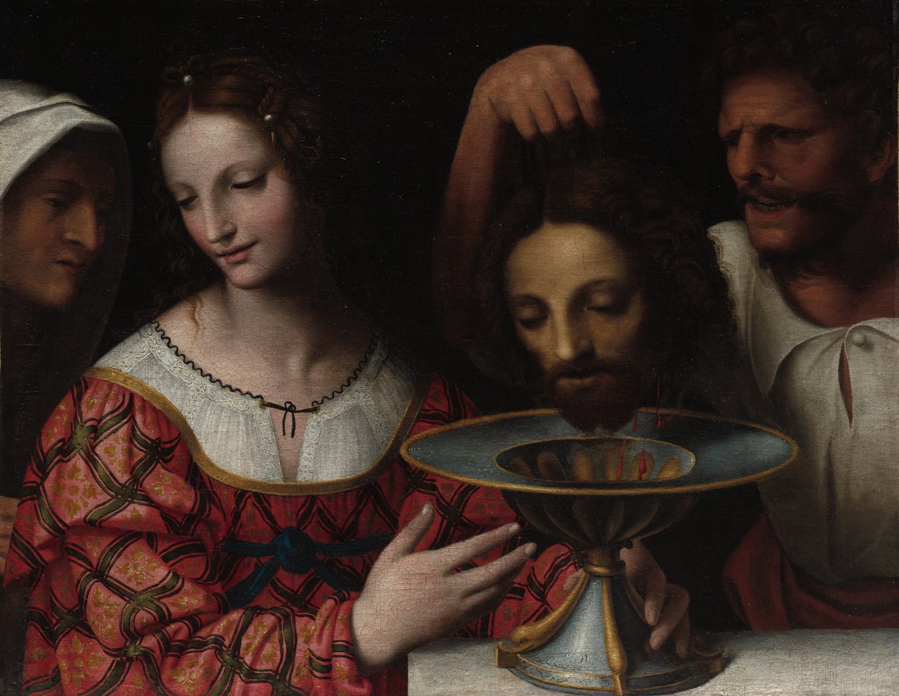 Salome med Johannes Døberens hoved af Bernardino Luini