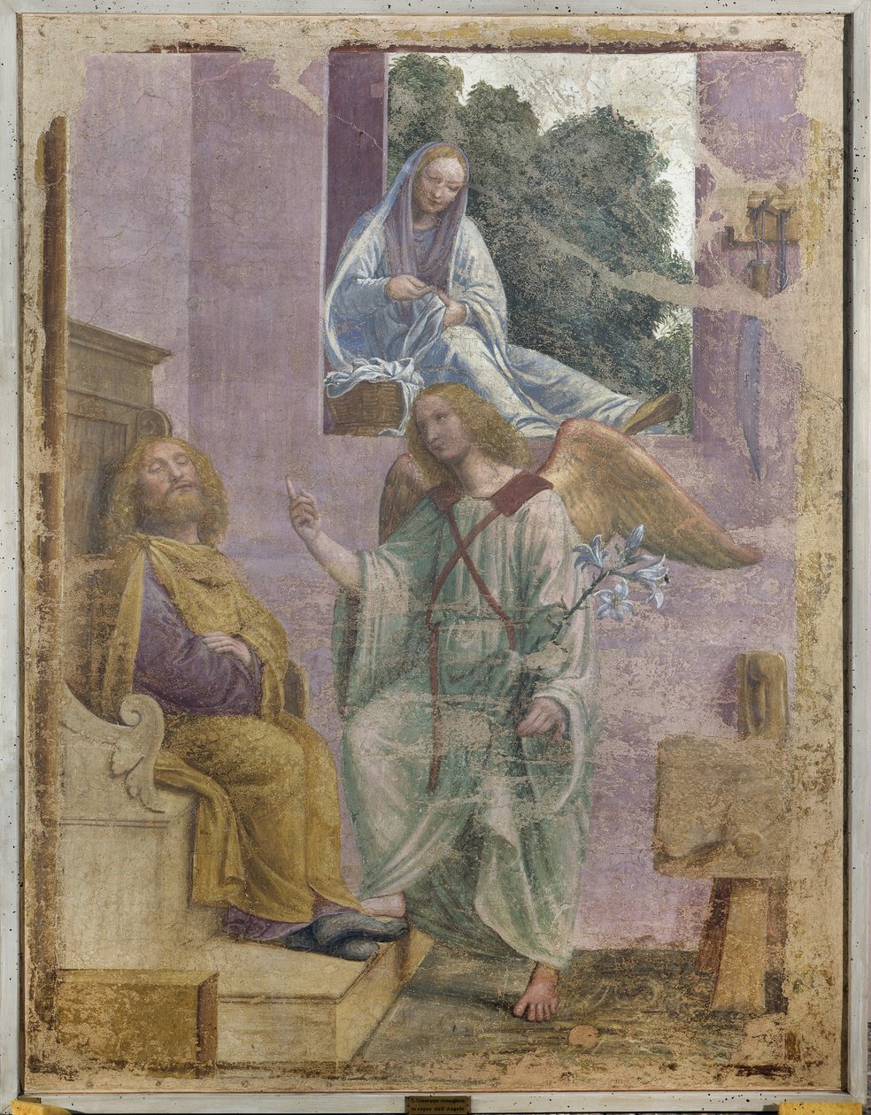 Drømmen om St. Joseph af Bernardino Luini
