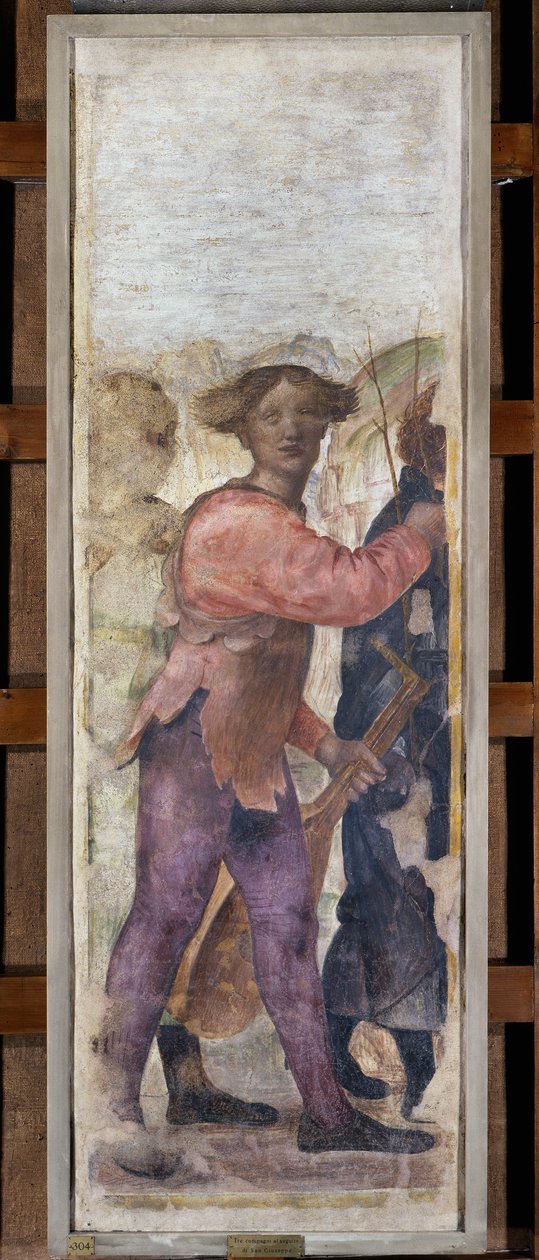 Tre unge mænd af Bernardino Luini