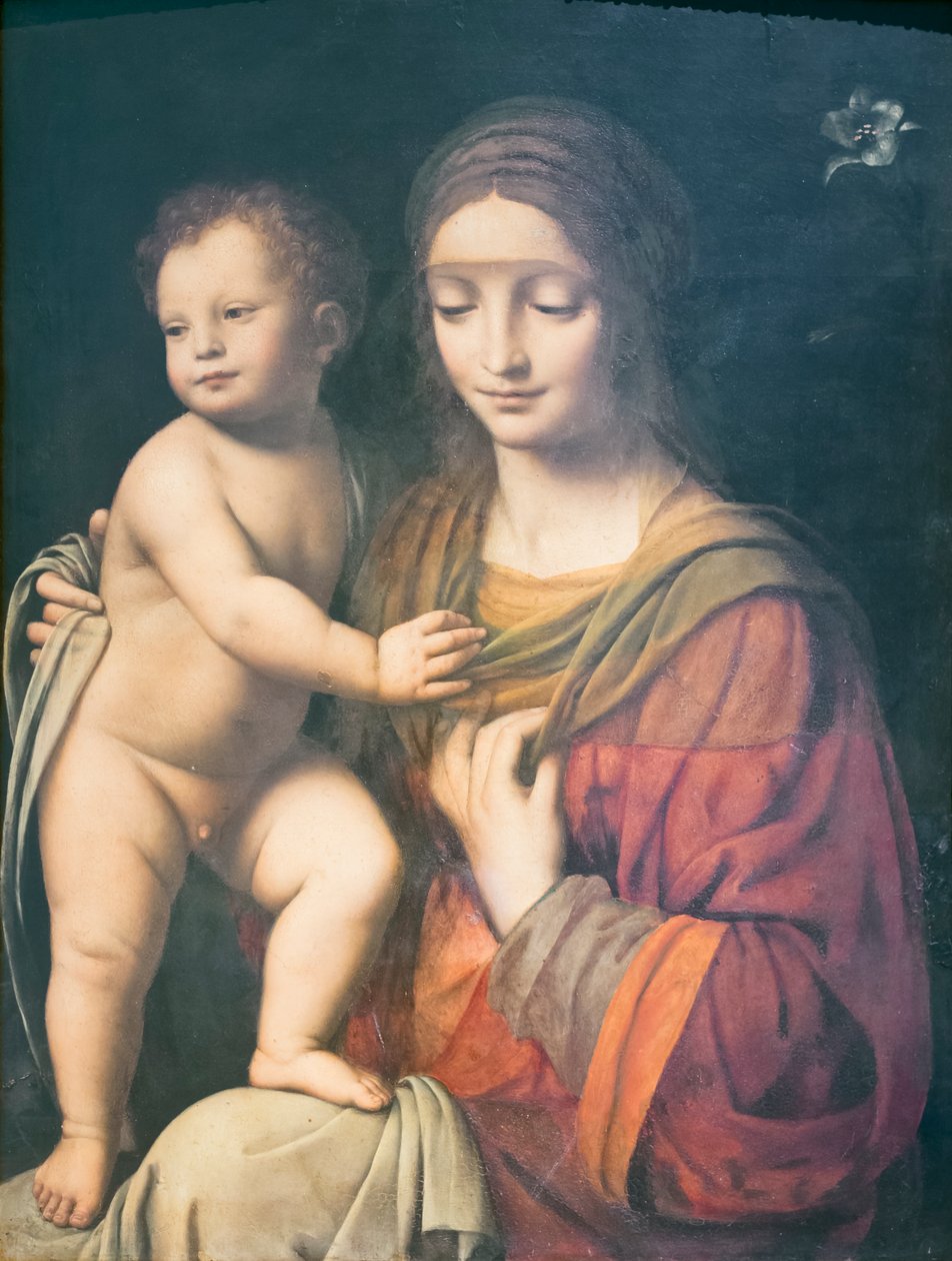 Jomfru og Barn af Bernardino Luini