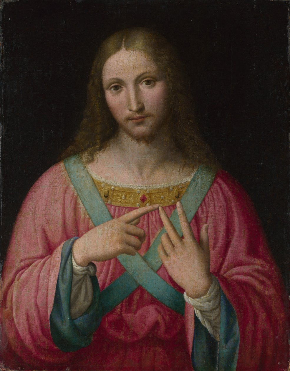 Kristus, efter 1530. af Bernardino Luini after .