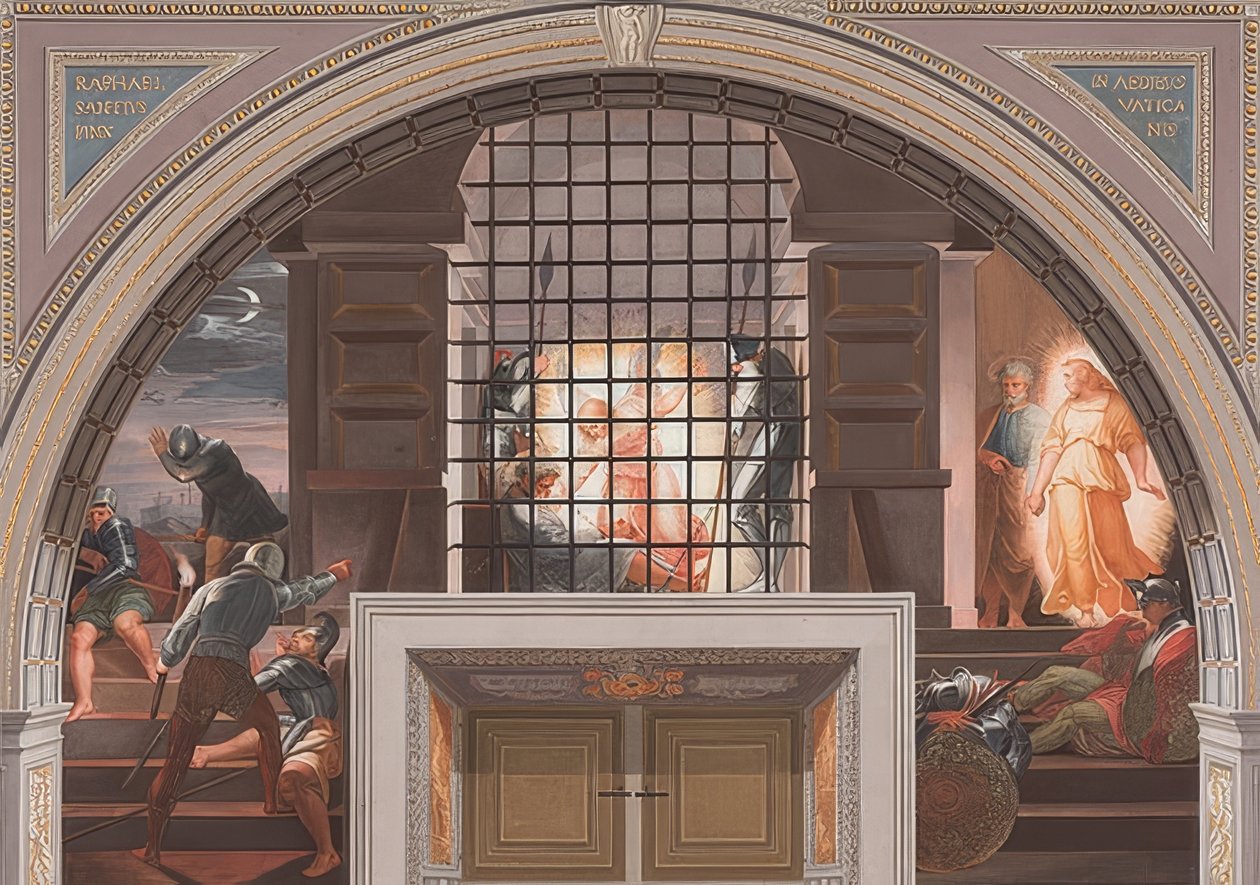 Peters befrielse af Bernardino Nocchi