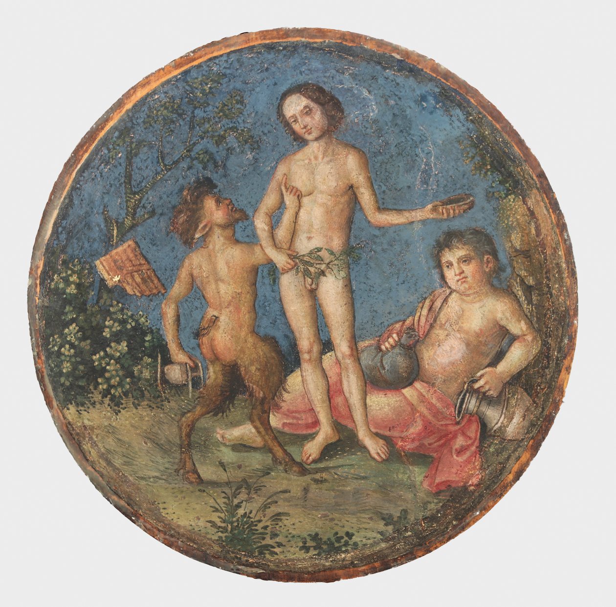Bacchus, Pan og Silenus, ca. 1509 af Bernardino Pinturicchio