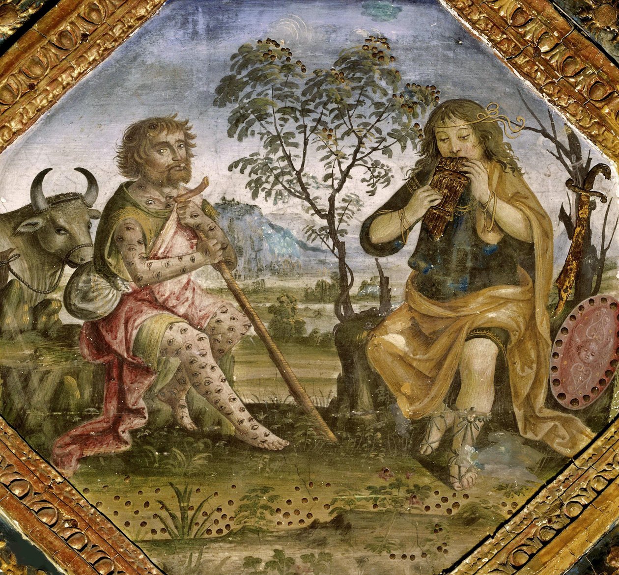 Mercury, Argus og Io, 1492-1494. af Bernardino Pinturicchio