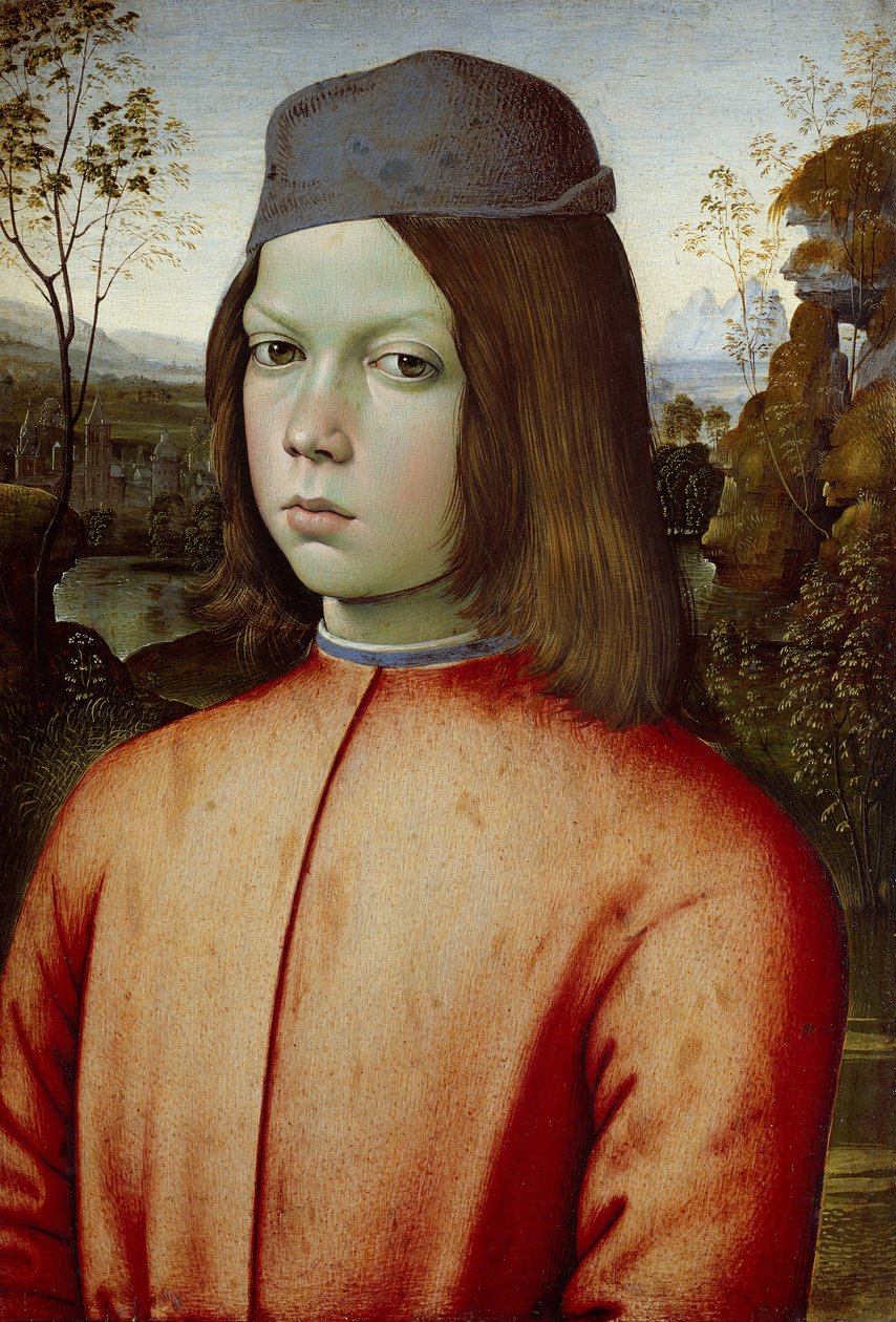 Portræt af en dreng, c1500 af Bernardino Pinturicchio