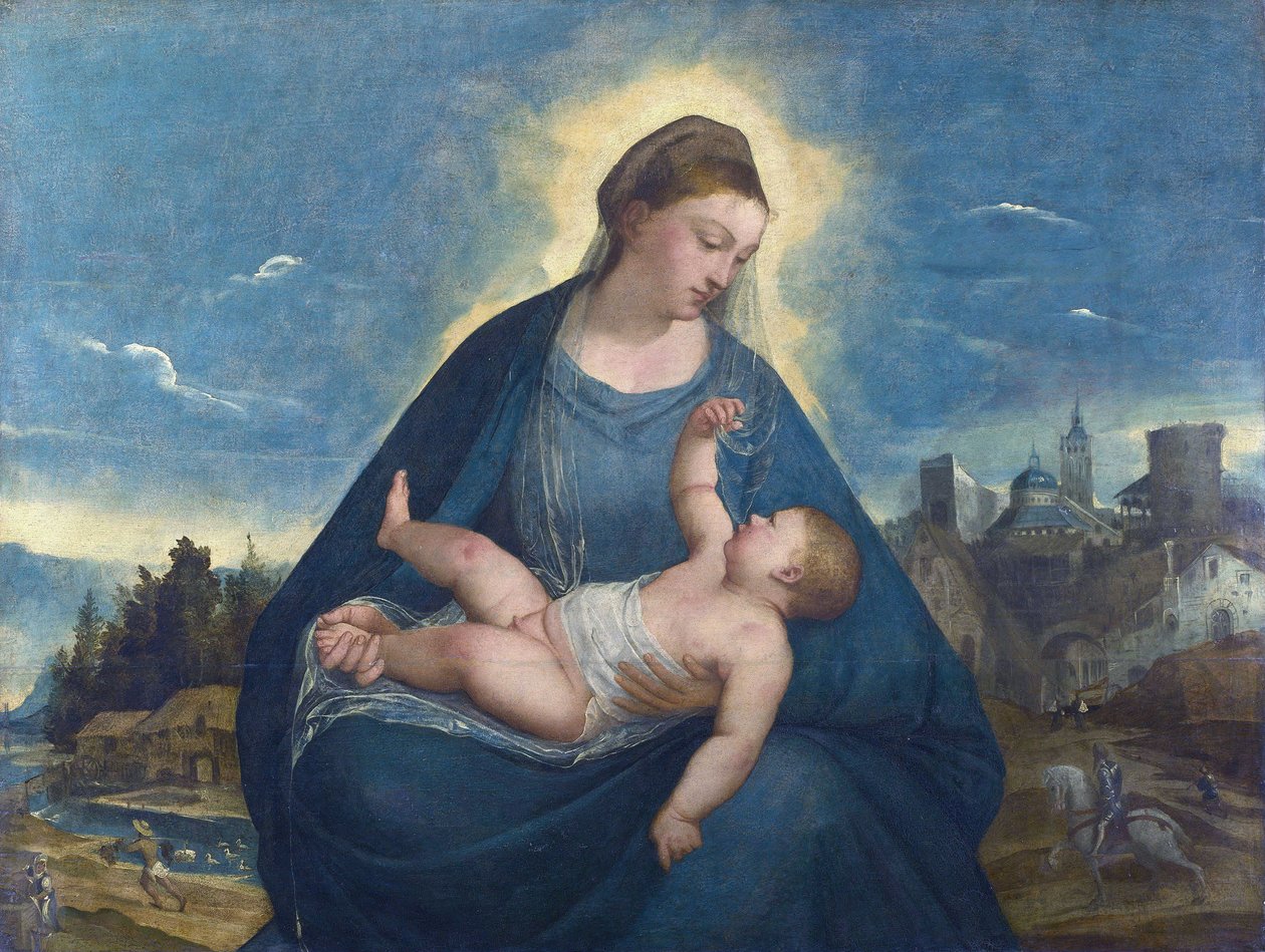 Madonna og barn af Bernardino da Asola
