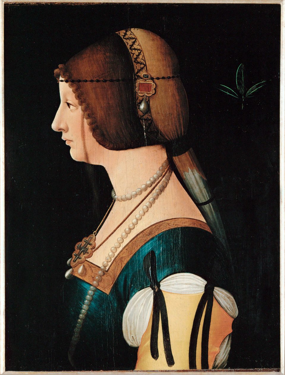 Bianca Maria Sforza, anden hustru til kejser Maximilian I ... af Bernardino de