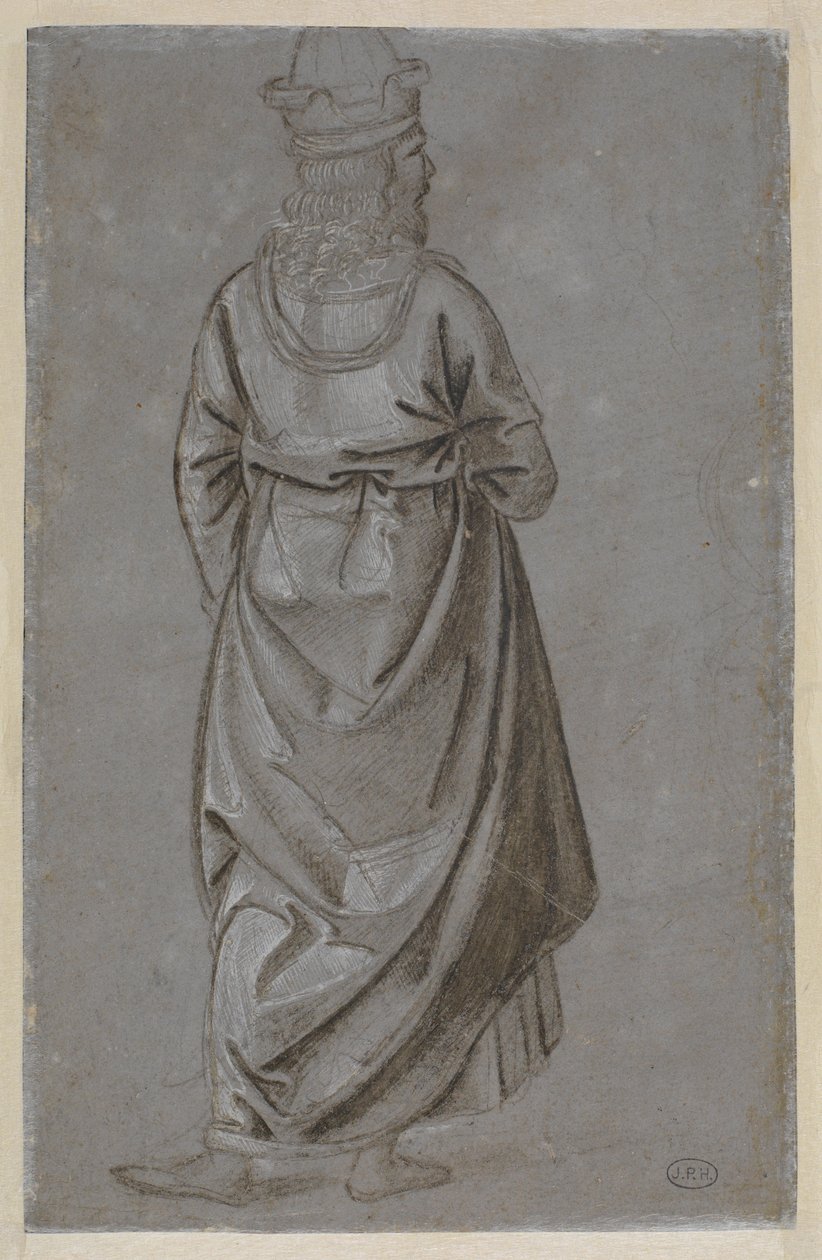 En mand set bagfra af Bernardino di Betto Pinturicchio