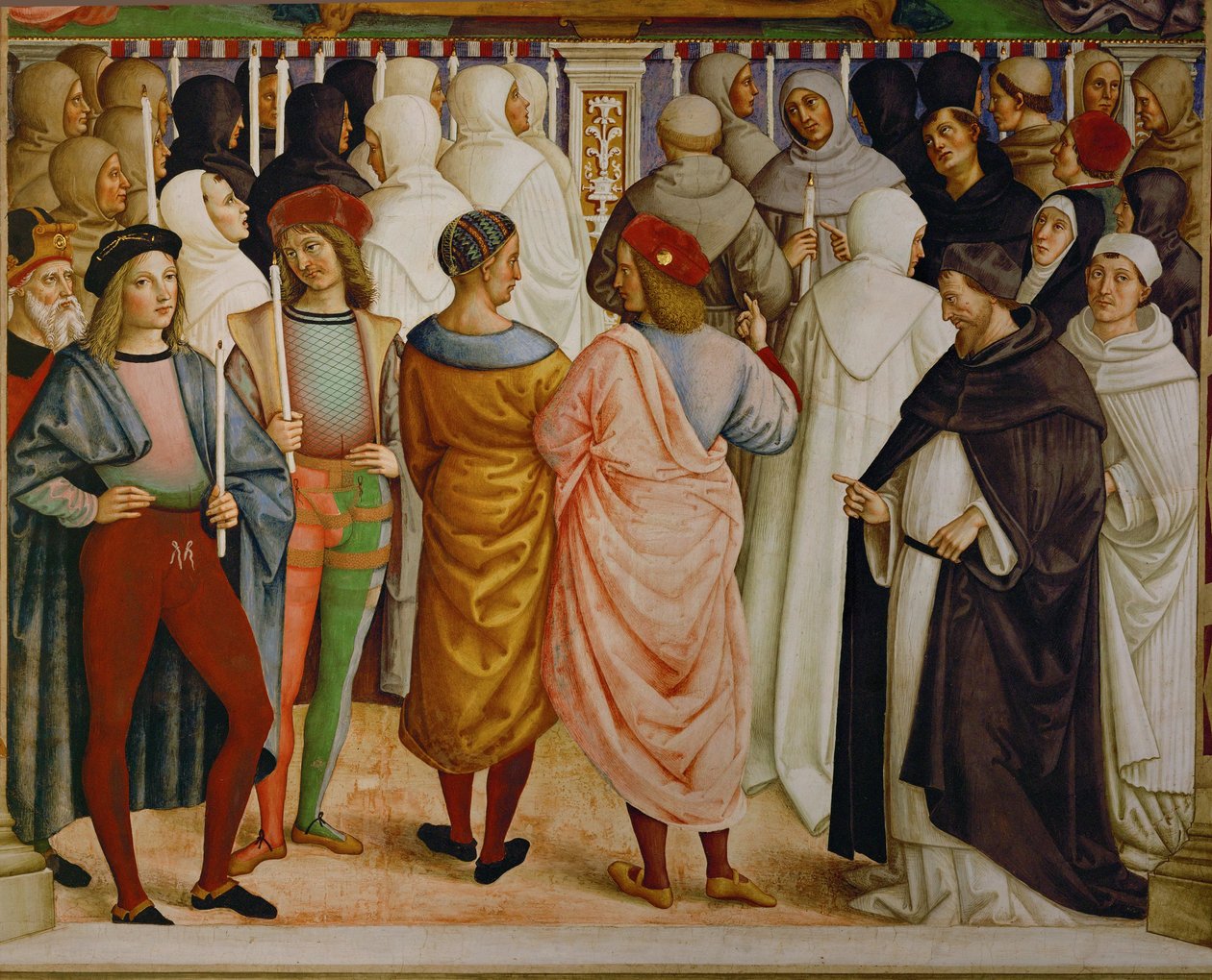 Kanonisering af den hellige Katarina af Siena af Bernardino di Betto Pinturicchio