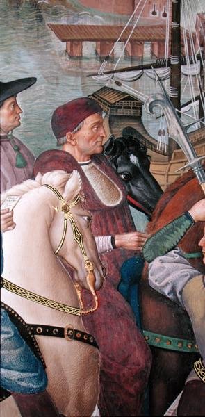 Kardinal Domenico Capranica, detalje fra 