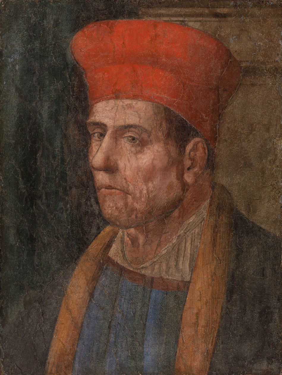 Portræt af en mand af Bernardino di Betto Pinturicchio