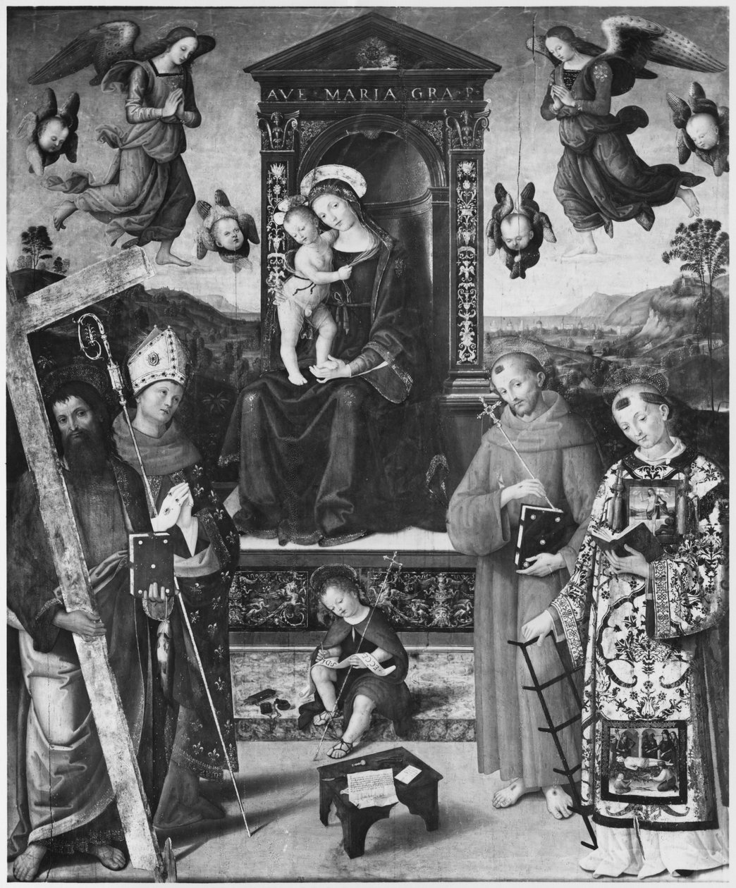 Hellig samtale, 1508 af Bernardino di Betto Pinturicchio